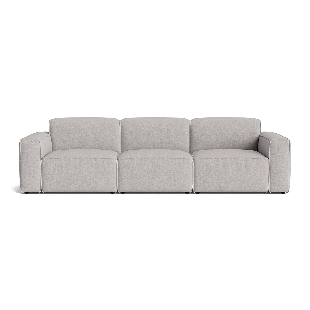 Element 3-personers modulsofa i lys grå med stilrent design og komfortable linjer.